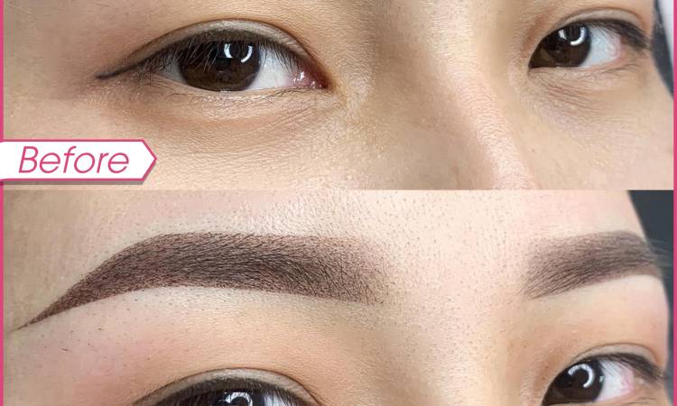 Tất tần tật những điều cần biết về phun mày tán bột