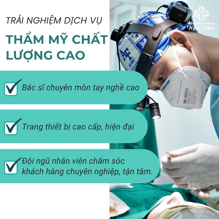 Thẩm mỹ Ngọc Phú là điểm đến uy tín và được khách hàng đánh giá cao khi trải nghiệm dịch vụ nâng mũi tại đây.