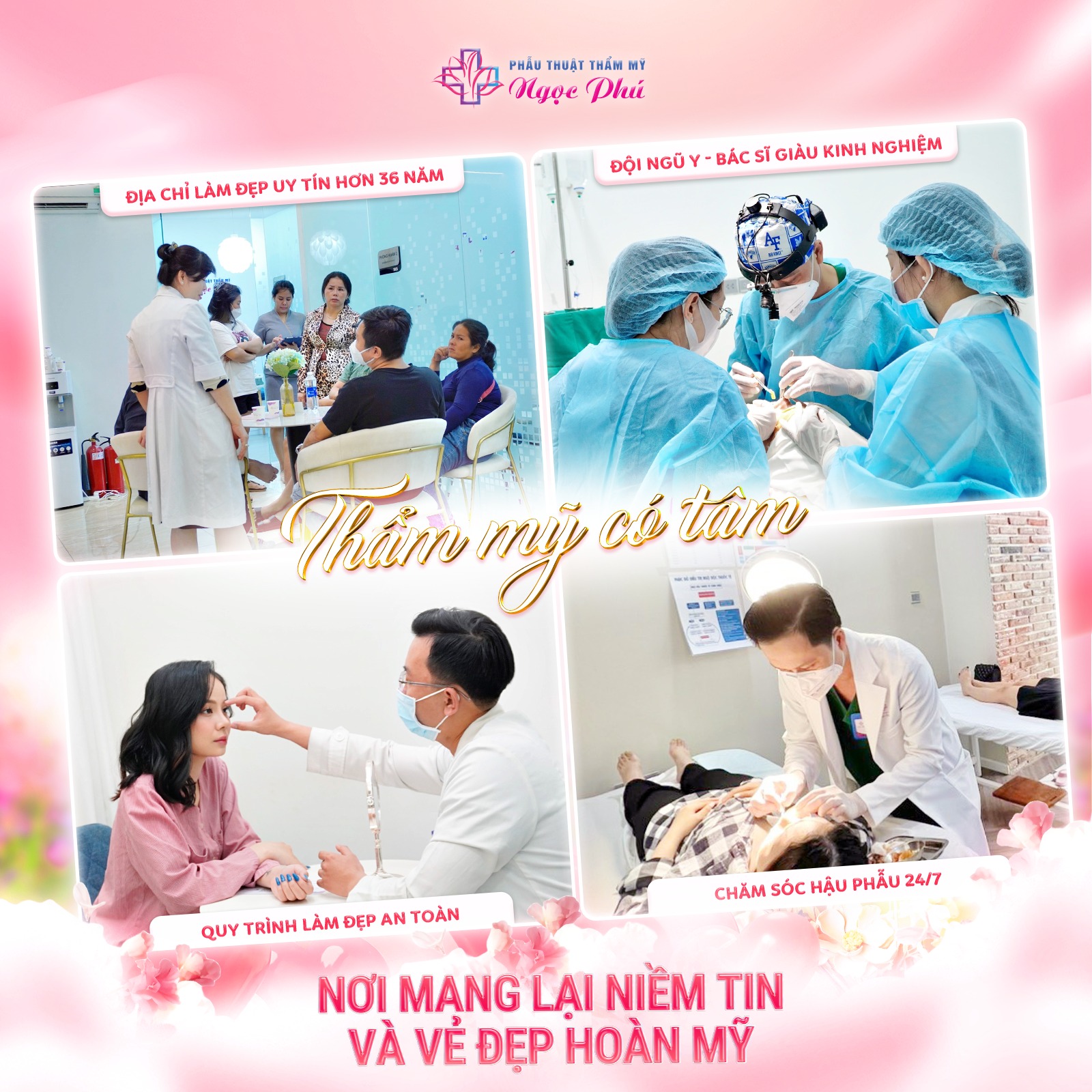 Thẩm mỹ Ngọc Phú - Thẩm mỹ Có tâm