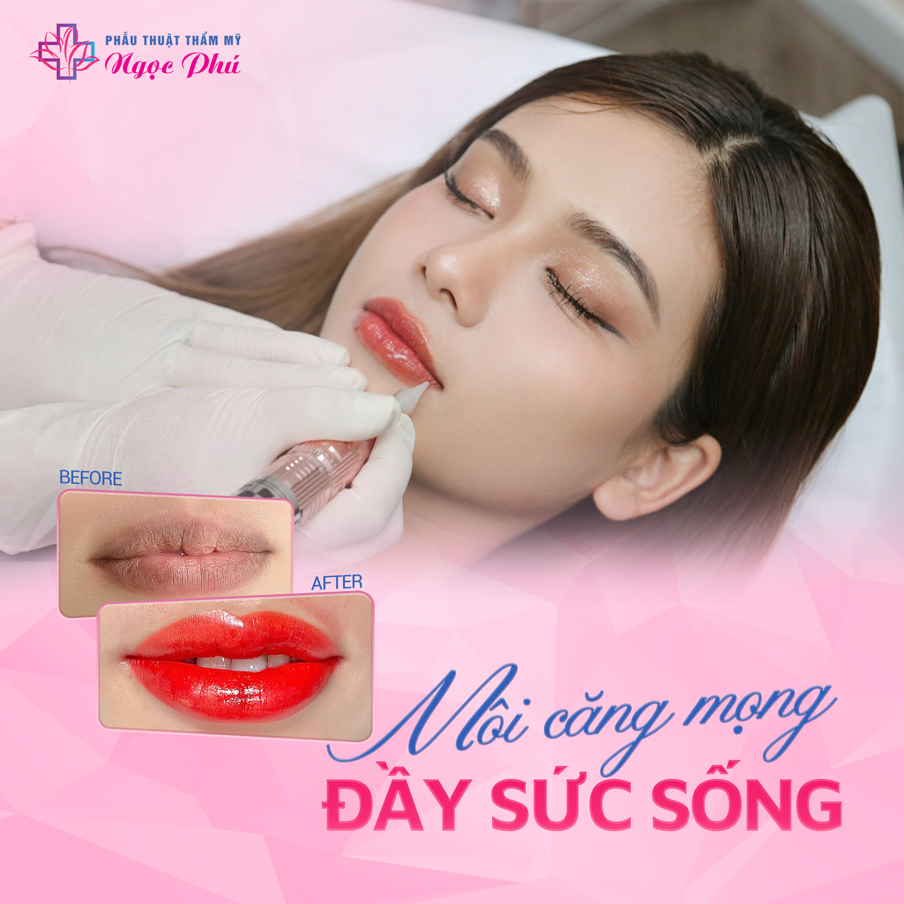Phun môi tự nhiên đang là xu hướng được hội chị em yêu thích. Bởi đây là màu môi giúp chị em có thể thỏa sức dùng son môi lúc cần thiết.